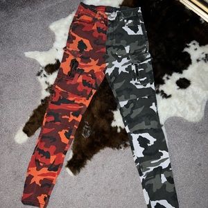 American Bazi camouflage skinny jeans - Perfect for Concerts